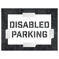 Disabled Parking Stencil