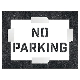 No Parking - Stencil