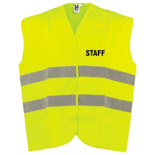 Adjustable Hi-Vis Vest - Staff