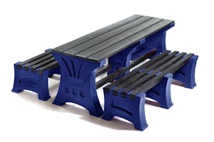 Stonehenge Dining Set with Benches