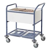 Sunflower Records Trolley With Open Top