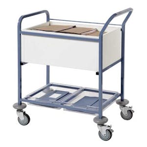 Sunflower Records Trolley With Open Top