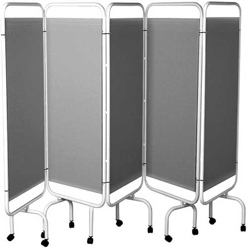 Superior Vinyl Medical Screens 5 Panel | Hospital Screens | MedSecure