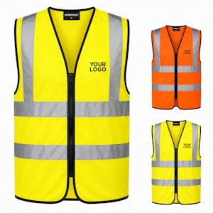 Supertouch Zipped Hi-Vis Vest