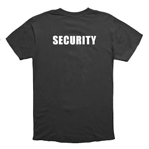 Pre-Printed T-Shirt - Security