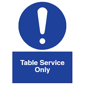Table Service Only