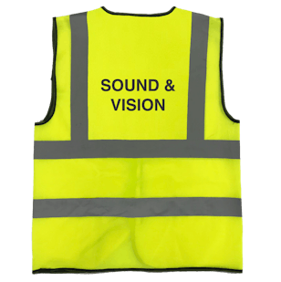 Standard Hi-Vis Vest - Sound & Vision
