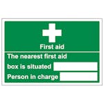 The Nearest First Aid Box Is Situated 