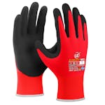 UCI Adept Red Anti-Viral Nitrile Palm Coated Gloves