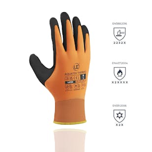 Aquatek Thermo Dual Coated Latex Gloves