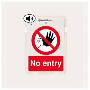 No Entry - Talking Safety Sign
