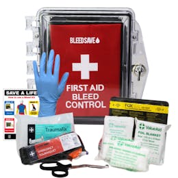 Clear Cabinet with Public Access Community BleedSave Kit