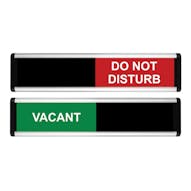 Vacant/Do Not Disturb Sliding Door Sign