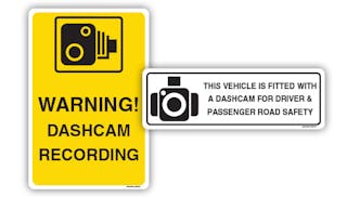 Vehicle Security Signs