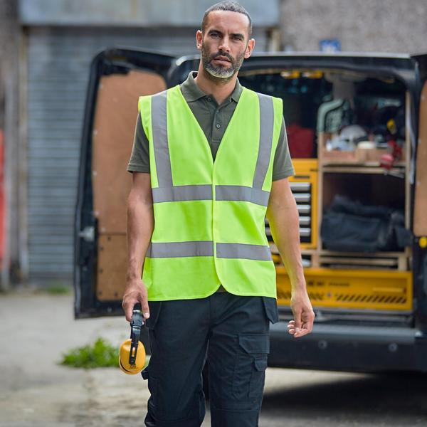 Supertouch Zipped Hi-Vis Vest