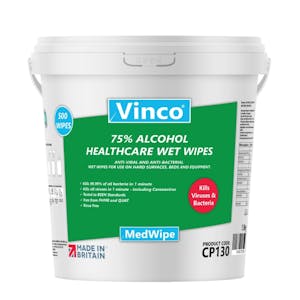 Vinco-MedWipe Healthcare Alcohol Wipe - Bucket