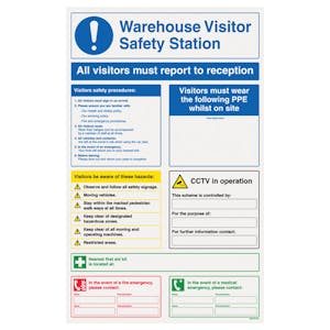Warehouse Visitor Safety Station