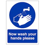 Wash Hands Signs