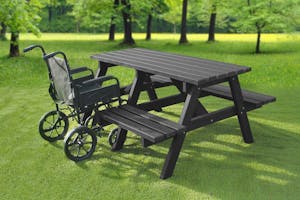 Wheelchair Access Picnic Table - Standard
