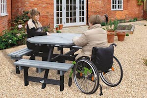 Wheelchair Access Picnic Table - Octagonal