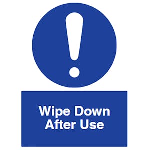 Wipe Down After Use