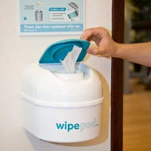 Wipepod With Biodegradable Hand & Surface Wipes