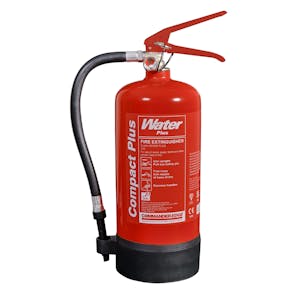 CommanderEDGE Water Compact PLUS Fire Extinguisher - 3Ltr - Rating 13A - With a FREE Sign!