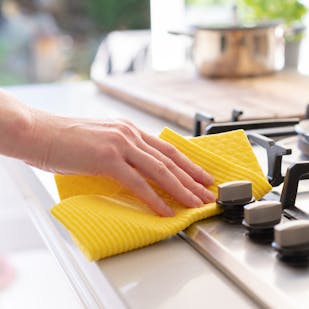 ecoLiving Yellow Compostable Sponge Cleaning Cloths